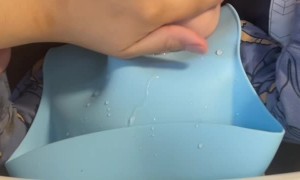 Baby's Still Getting Used to Drinking from an Open Cup