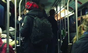 Streetcar Riders Sing Happy Birthday