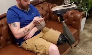 Prosthetic Leg Has Multiple Uses