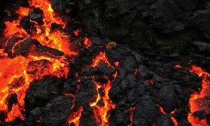 Baking Pizza With Lava