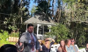 Flower Girl Puts on a Spectacular Show