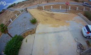 Security Cam Catches Hit-and-Run Crash Outside Home