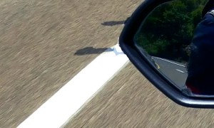 Motorcyclist Loses Prosthetic Leg