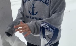 Falling Backward into Fluffy Snow