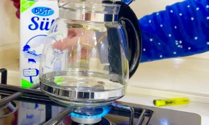 Coffee Decanter Breaks Over Burner