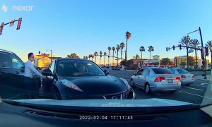 Multi-Car Collision at Busy Intersection