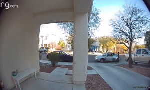 Brazen Apparent Theft Caught on Doorbell Camera