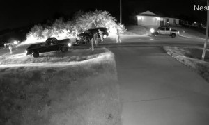 Distracted Driver Swerves into Wrong Lane