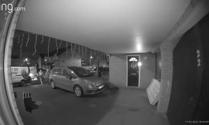 Man Breaks Free TV Stand and Leaves Behind a Pile of Wood