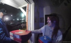 Disembodied Voice Startles Delivery Man