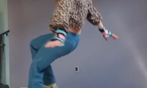 Slip Up on Roller Skates