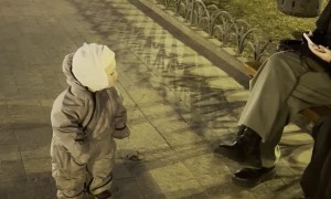 Group of Girls Catch Baby's Attention