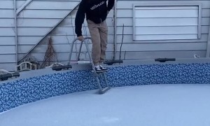 Walking on a Frozen Pool