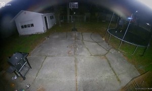 Neighborhood Shooting Interrupts Trampoline Session