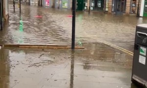 Storm Franklin causes flooding in Derbyshire