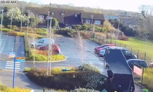 School shed blown away by strong winds of Storm Eunice