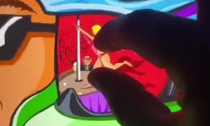 Incredible art piece just keeps zooming out