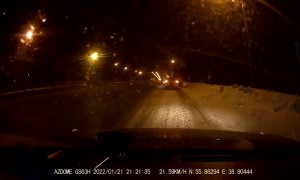 Driver Spins Out After Getting Cut Off