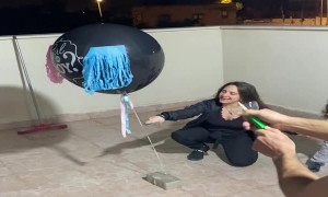 Gender Reveal Balloon Fail