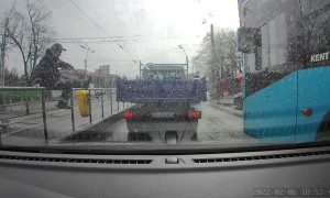 Guy Attempting to Climb Over Fence Falls Backward