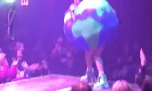 Eco-Rapper Slips From Aerial Move Falling off Stage