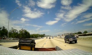 Rearview Camera Catches Crash on Florida Freeway