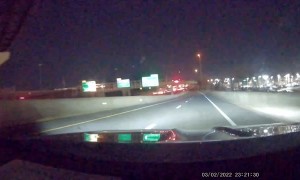 Semi Truck Rolls Over on the Interstate