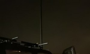 Spider-Man Get's Tangled Up in Seatbelt and Falls Out