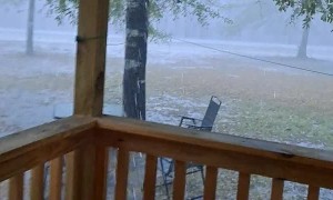 Lightning Strikes the Front Porch