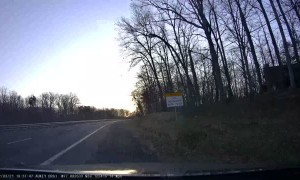 Bad Lane Change Puts Driver in the Ditch