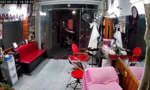 Woman Accidentally Runs Into Glass Door