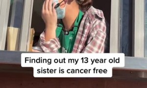 Starbucks employee finds out her sister is cancer-free while taking order
