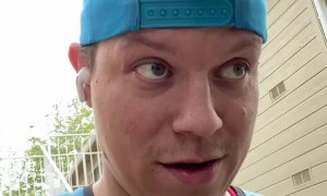 Pigeon Lands on Amazon Delivery Driver