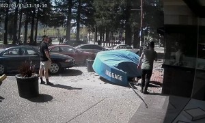 Storefront Facade and Awning Fall to the Ground