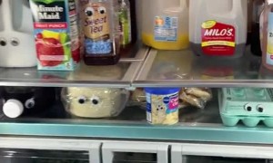 Daughter Surprises Mom With Googly Eyes