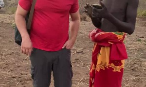Man Shows Bodi Tribesman Picture of Snow for First Time
