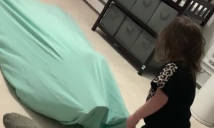 Toddler Taken Out by Fitted Sheet