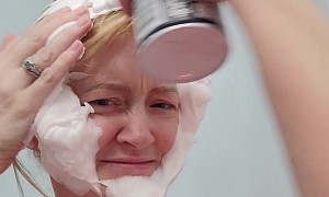 Shaving Cream Covered Face