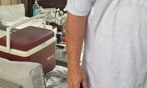 Ice Chest Snake Prank at Birthday Party