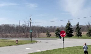 Kiddo Lets Go of Kite