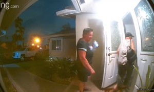 Plant Poking Grandma Startles Her While Trying to Find Spider