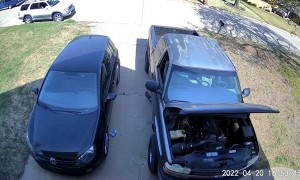 Truck Rolls Away With Mechanic Underneath