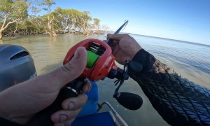Man Battles BIG Croc for Fish