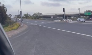 Jeep Drives By Missing One Wheel