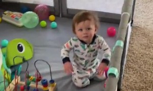 Cheese in Baby's Face