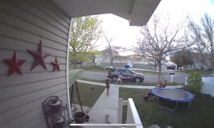 Kid Gets Hit in the Head with Baseball