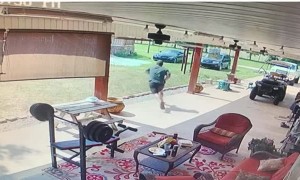 Pool Suddenly Bursts and Daughter is Sucked Under Deck