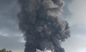 Fire of Tetovo, North Macedonia