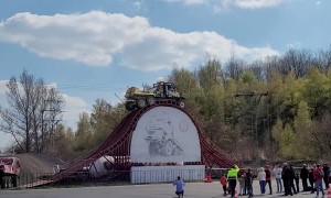 Praga V3S Climbs World's Tallest Artificial Obstacle