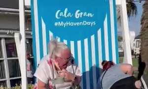 When You Get Stuck in a Giant Chair